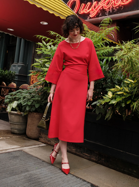 Frances Valentine Frances Valentine Whitney Wrap Dress