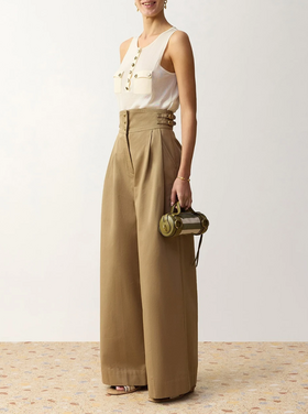 Zimmermann Zimmermann Clash Drill Tailored Pant