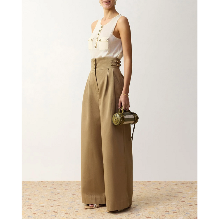 Zimmermann Zimmermann Clash Drill Tailored Pant
