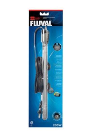 Fluval Chauffe-eau submersible Fluval M200 de première qualité, 200 W, pour aquariums contenant jusqu’à 200 L (65 gal US)