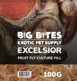 Big Bites Excelsior 100g de substrat  pour culture de mouche a fruit - Fruit flies substrate