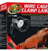 Zoomed Wire Cage Clamp Lamp