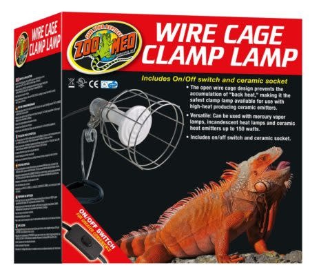 Zoomed Lampe a pince en broche - Wire Cage Clamp Lamp