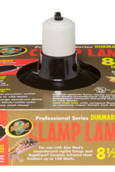 Zoomed Lampe à pince avec gradateur 8.5 " max. 150 watts - Professional Series Dimmable Clamp Lamp