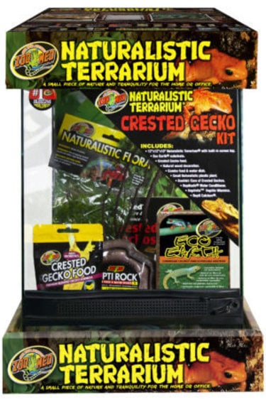Zoomed ZOO MED 26337 Ensemble "Naturalistic"  gecko à crête 12"x12"x18"