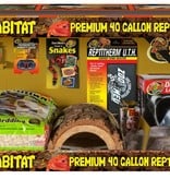 Zoomed 40 Gallon ReptiHabitat™ Snake Kit 36X18X18"