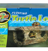 Zoomed Floating Turtle Log