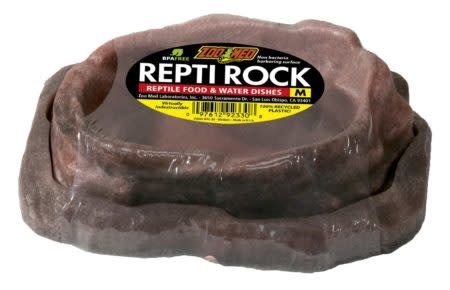 Zoomed Combo Repti Rock Food and Water Dishes