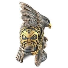 Exoterra Aztec stash in the shape of an eagle warrior