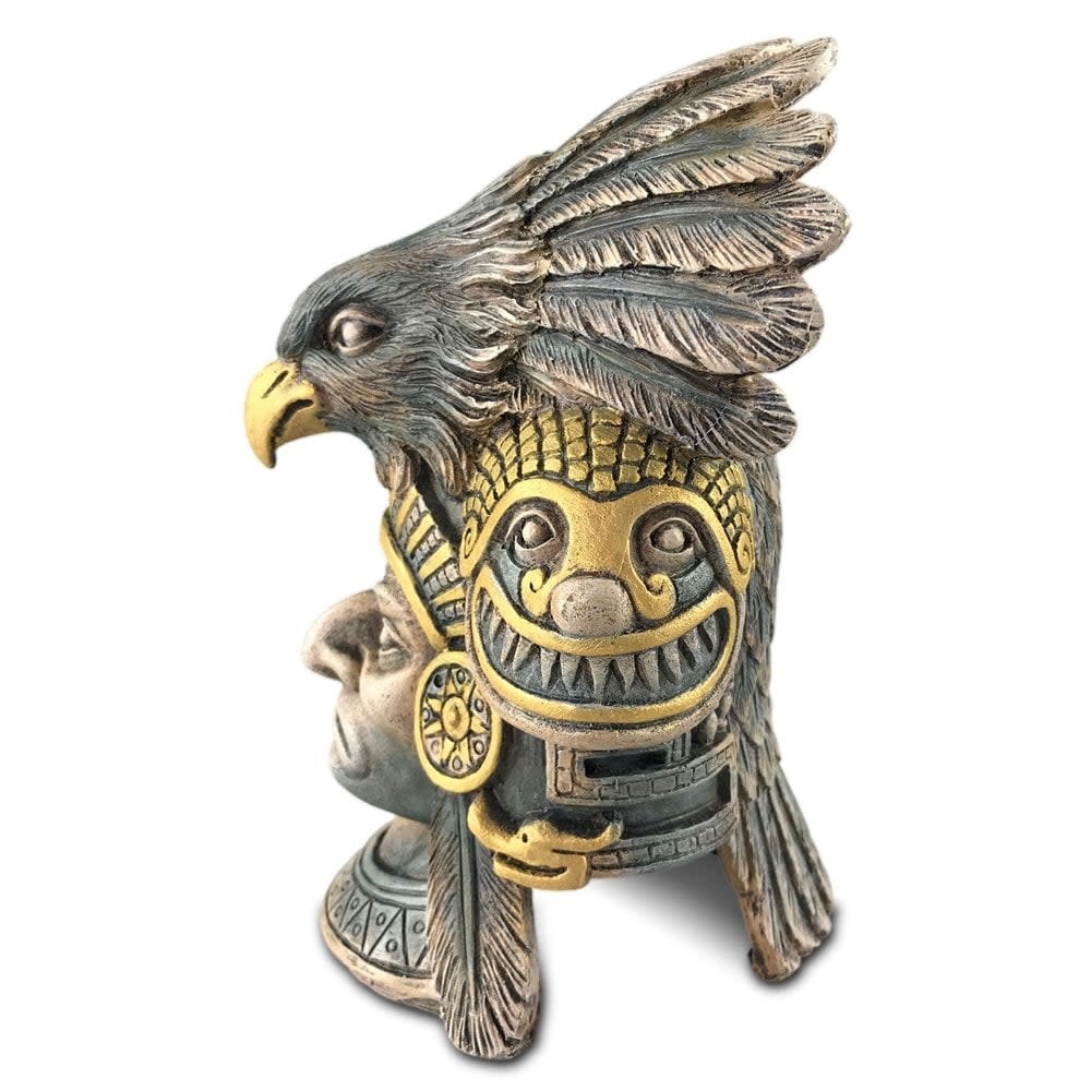 Exoterra Aztec stash in the shape of an eagle warrior
