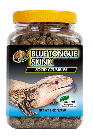 Zoomed Nourriture émiettée pour scinque à langue bleue 8 oz - Blue Tongue Skink Food Crumbles