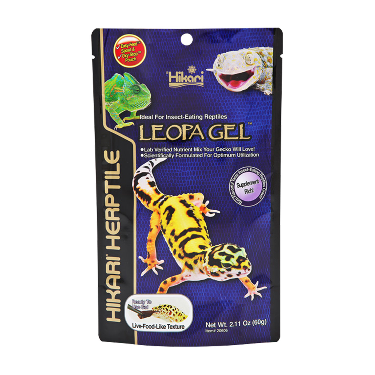 Hikari HIKARI 330358 Diete en gel pour Gecko 2.11 oz LEOPA GEL