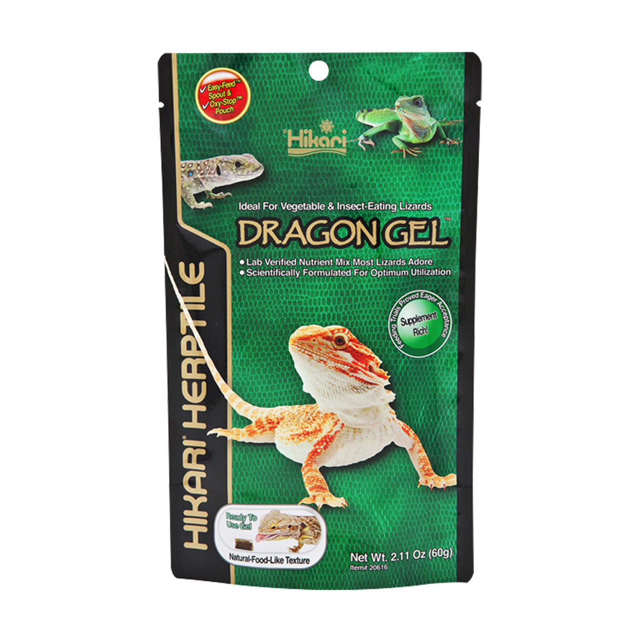 Hikari HIKARI 330360 Diète en gel pour dragons 2.11 oz DRAGON GEL