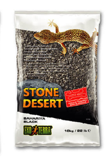 Exoterra EXO TERRA Désert de pierres sable- oasis de Bahariya noir