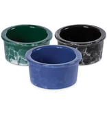 Prevue Hendryx Bol d'eau en ceramique - Ceramic dish assorted colors 4 oz