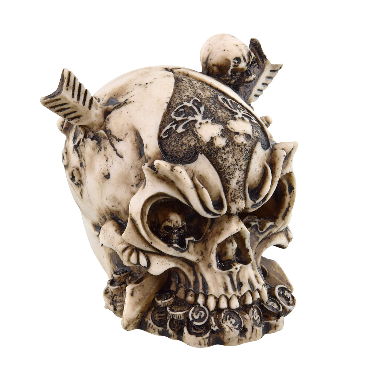 Treasures underwater Warrior skull