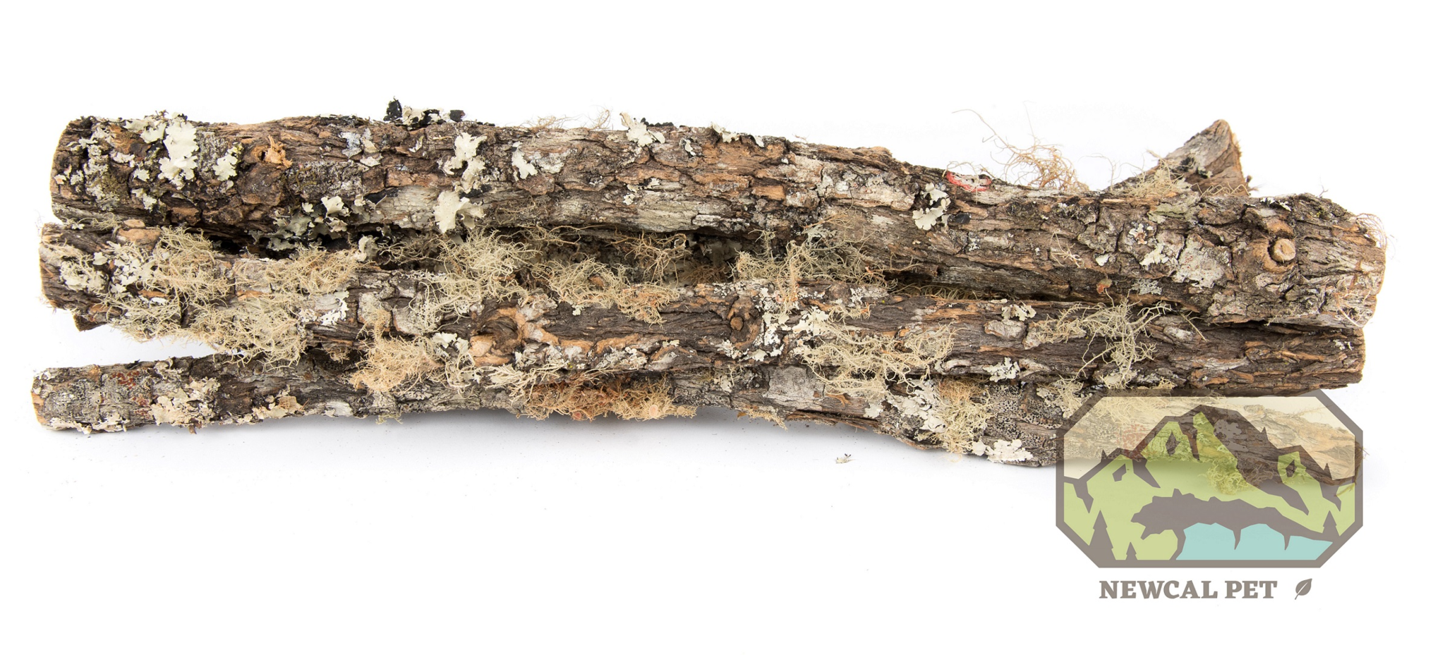 NewCal Pets Real Moss Covered Sticks