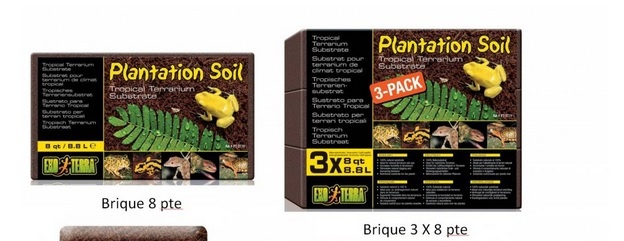 Exoterra Plantation Soil block