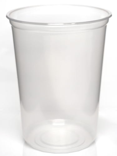 Magazoo Slightly Opaque 4.5" non-punched Deli Cup, 32 oz.