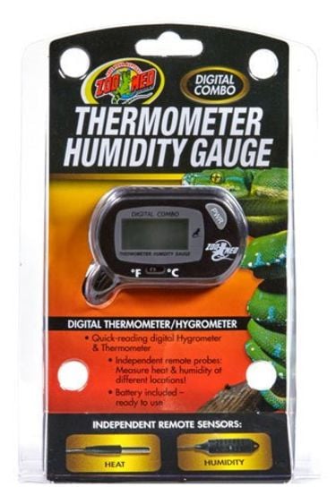 Zoo Med Dual Analog Thermometer & Humidity Gauge