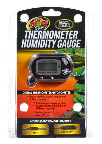 Thermomètre et hygromètre analogue - Analog thermometer and humidity gauge  - Magazoo, l'Univers des Reptiles