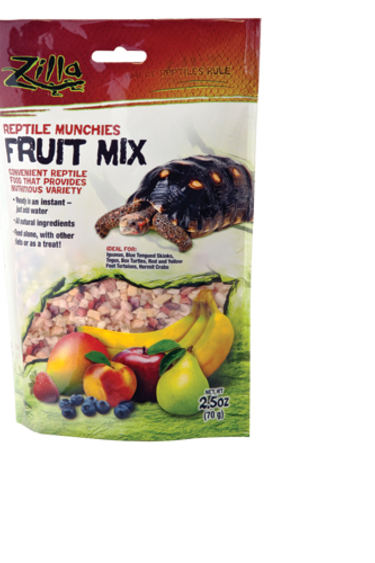 Zilla ZILLA 13896 Reptile Munchies - Mélange de fruits - 2.5 oz