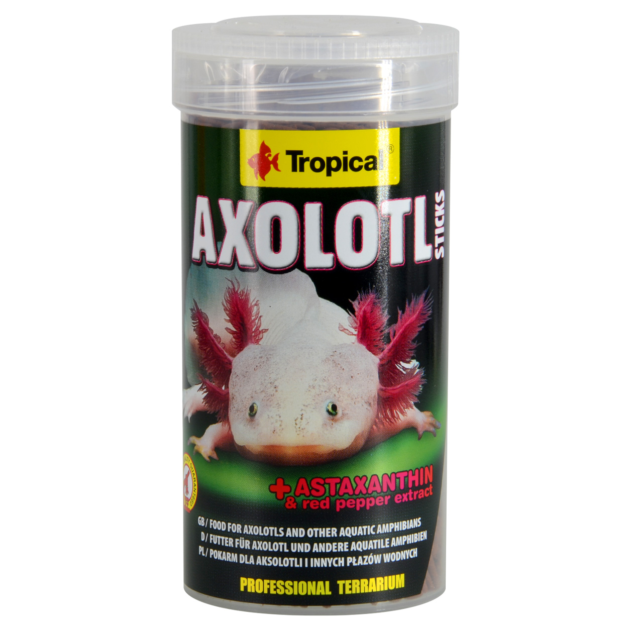 Tropical Granules pour axolotes - Axolotl Sticks - 135 g