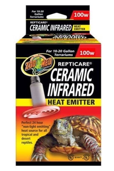Zoomed ReptiCare® Ceramic Infrared Heat Emitter