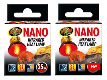 Zoomed Nano Infrared Heat Lamp