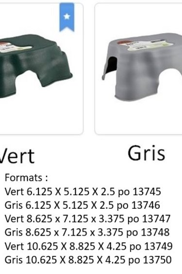 Zilla ZILLA Cachette en plastique durable