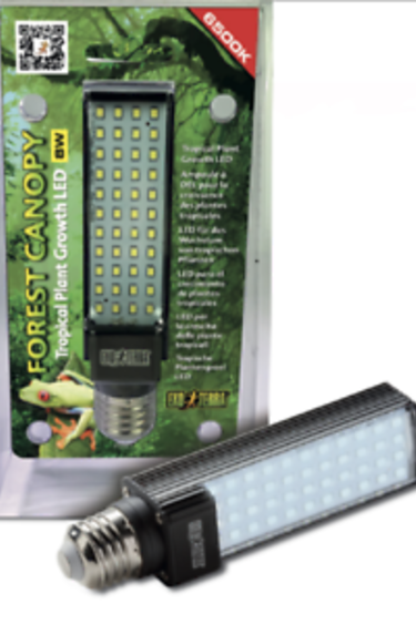 Exoterra EXO TERRA PT2411 Ampoule à Del Forêts Canopy pour plantes 6500K