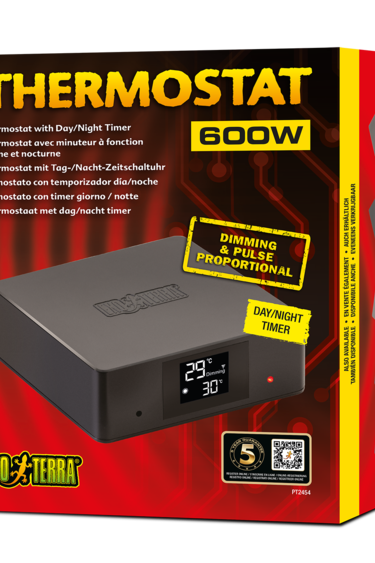 Exoterra EXO TERRA PT2454 Thermostat 600 watt jour nuit