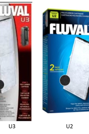 Fluval Carbon polyester cartridge for U series