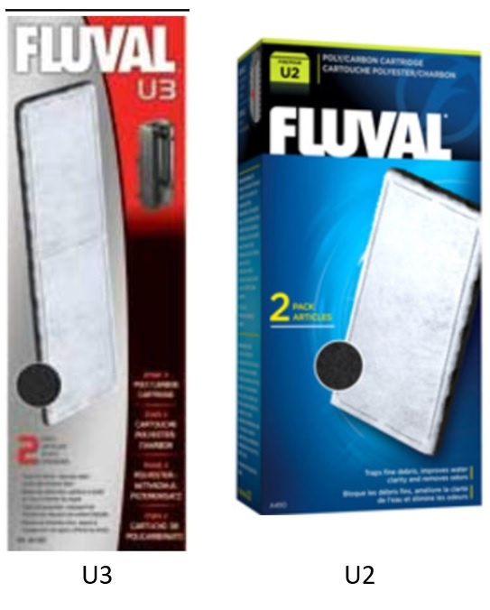 Fluval Carbon polyester cartridge for U series