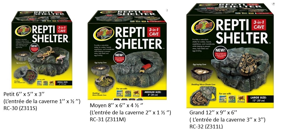 Zoomed Repti Shelter™ 3-in-1 Cave