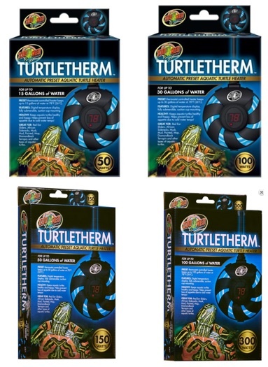 Zoomed TurtleTherm™ Automatic Preset Aquatic Turtle Heater
