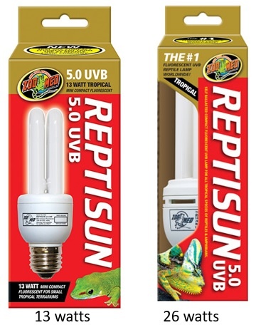 Zoomed ZOO MED Compact fluorescent "Reptisun" 5.0 UVB