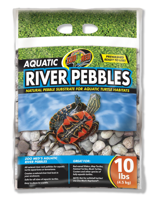 Zoomed Aquatic River Pebbles