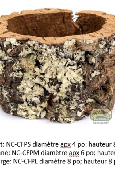 NewCal Pets NEWCAL Jardinière en liège et nichoir pour reptiles
