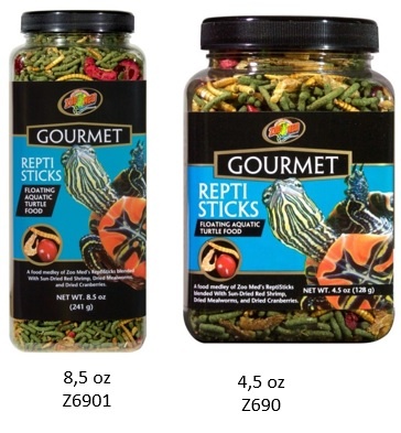 Zoomed Gourmet ReptiSticks™ for aquatic turtle