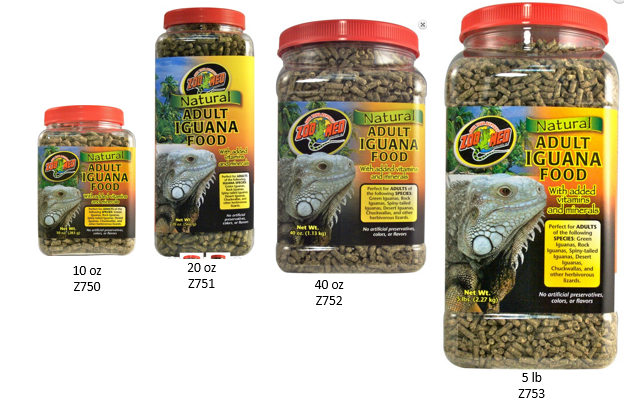 Zoomed Natural Iguana Food – Adult Formula