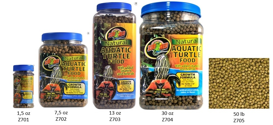 Nourriture tortue aquatique - Magazoo, l'Univers des Reptiles