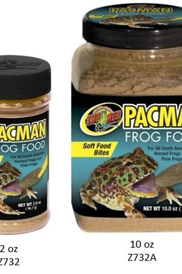 Zoomed Pacman Frog Food