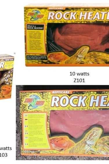 Zoomed ReptiCare® Rock Heater