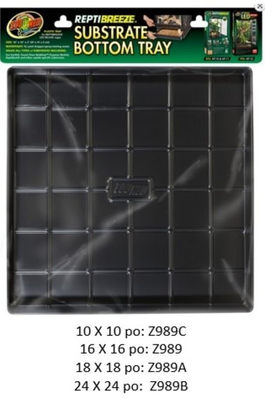 Zoomed ZOO MED Plateau de fond "Reptibreeze"