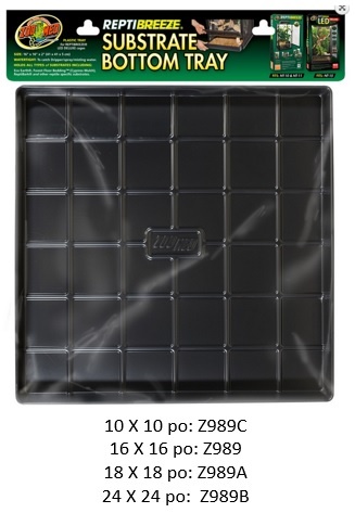 Zoomed ZOO MED Plateau de fond "Reptibreeze"