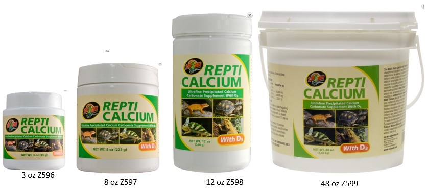 Zoomed Repti calcium avec D3 - With D3