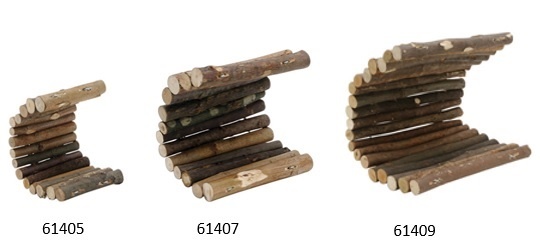 LIVING WORLD Rondins flexibles en bois