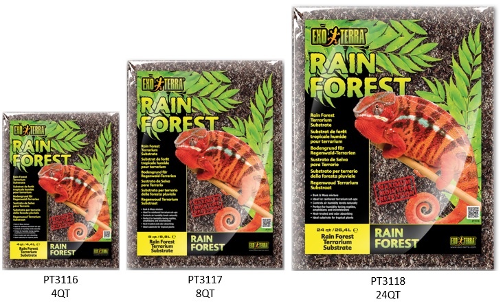 Exoterra EXO TERRA Substrat de forêt tropicale humide pour terrarium