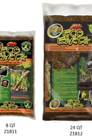 Zoomed ZOO MED Substrat de noix de coco "Eco Earth"